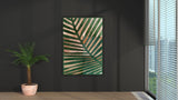 Elegance in Chaos boho leather artwork