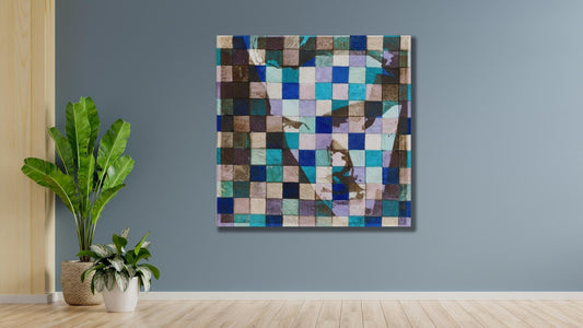 The Observer handicraft leather wall decor