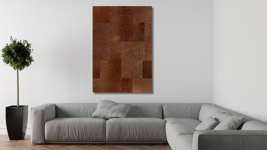 Rays of Revelation luxury leather home wall decor
