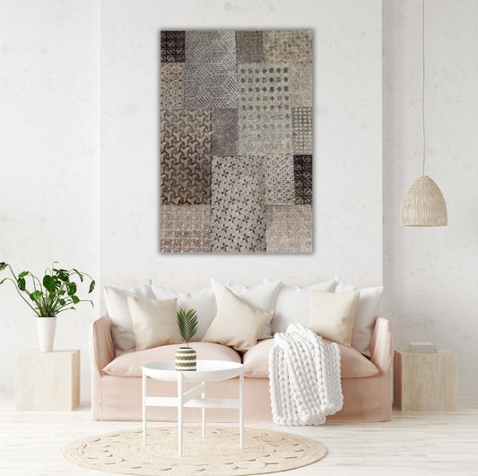 Regal leather wall hanging