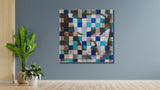 The Observer handicraft leather wall decor
