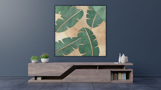 Saddlebound Symphony framed leather art