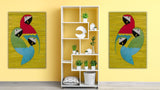 Saddle Serenade leather wall art