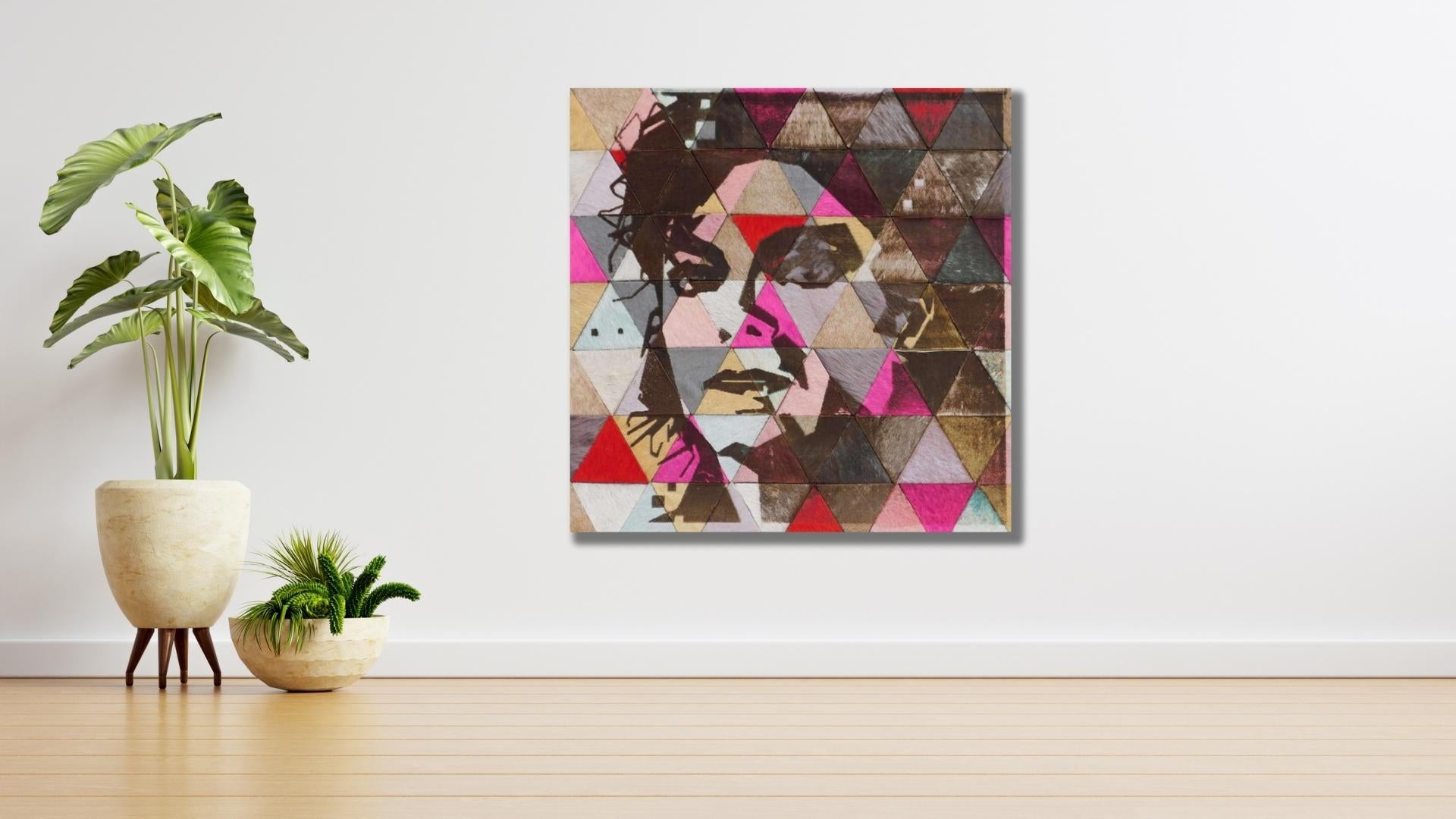 Eternal Pop Star abstract leather wall prints