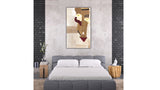 Desert Whisper handmade leather wall hanging