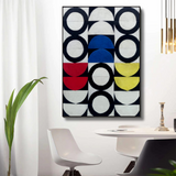 Orbital Play handcrafted leather wall hanging