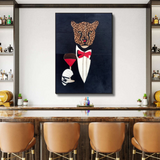 Cocktail Safari handmade leather wall decor items