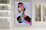 Sculpture abstract leather wall art