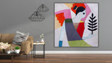 Emerging Essence leather wall portraits for living room
