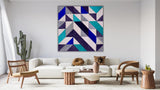 Patterns of Joy modern abstract leather art