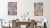 Mosaic Whimsy leather wall  portrait