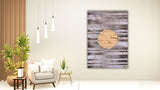 Wolf Moon luxury leather home wall decor