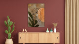 A Thought portrait leather wall art