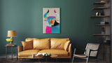 The Mighty Bull handmade leather wall art