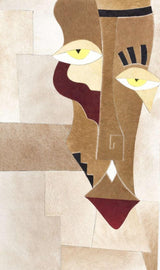 Desert Whisper handmade leather wall hanging decor