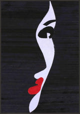 Maleficent leather wall art