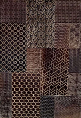 Aurora's Reflection abstract leather wall prints
