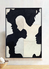 Radiant Surrender luxury  leather wall decor