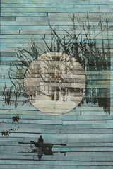 Western Whispers abstract leather wall art