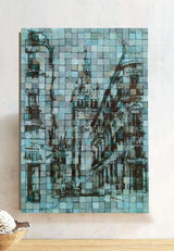 Realm of Wonder leather wall art