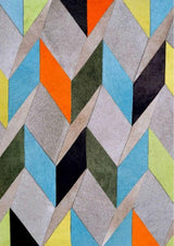 Whispers of Color luxury leather wall art