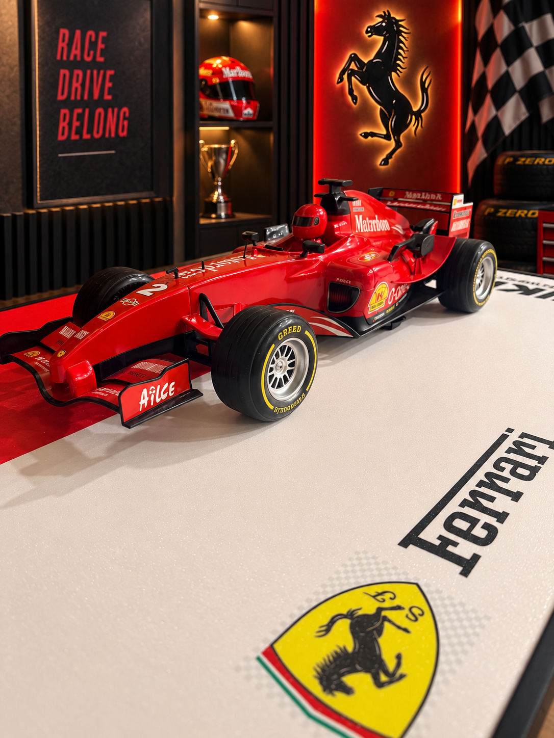 Niki Lauda × Ferrari | 3D Wall Art — One-of-One Ferrari F1 Wall Art